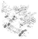Page D Diagram and Parts List for 31AH763G401 2001 Yard Man Snow Blower